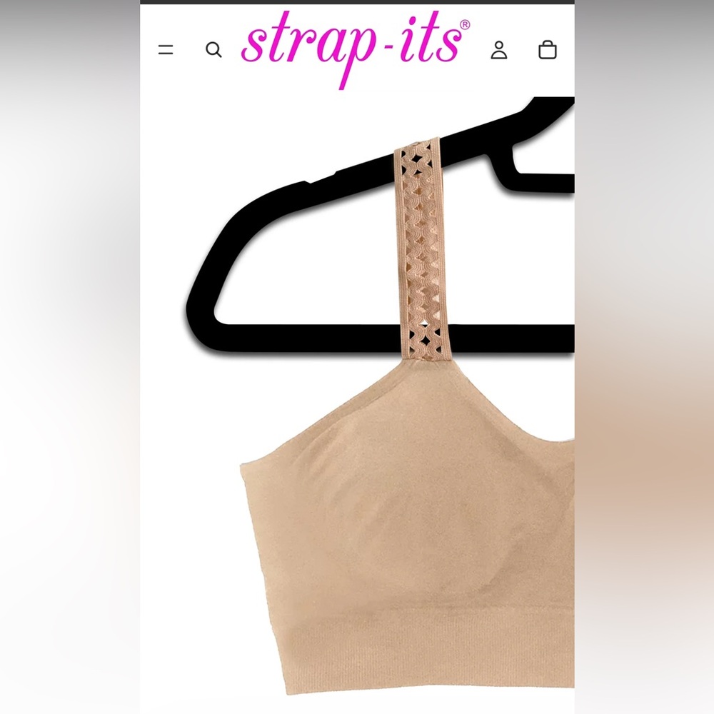 Strap-it's lattice strap bra NWOT